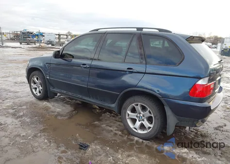 2004 BMW X5 3.0I z USA, uszkodzony, nr VIN 5UXFA13544LU22666